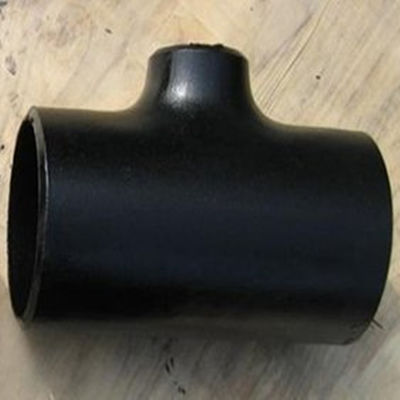 سه راهی کاهنده فولاد کربنی Sch40 مشکی سفید A234 WPB CT20 Q235