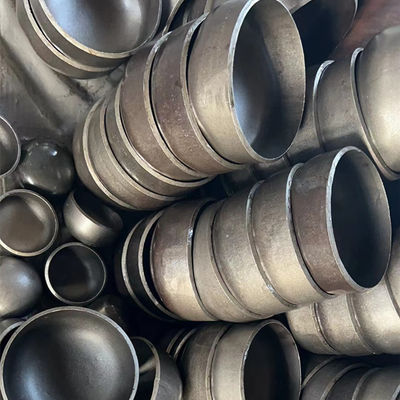 درپوش اتصالات لوله فورج ANSI ASME B16.9 جوش لب به لب درپوش فولاد کربنی