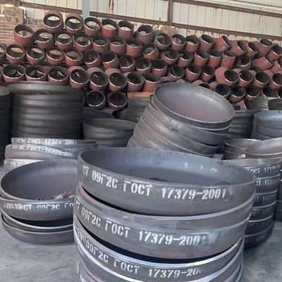 درپوش اتصالات لوله فورج ANSI ASME B16.9 جوش لب به لب درپوش فولاد کربنی