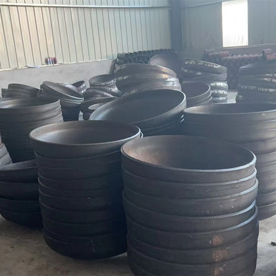 درپوش اتصالات لوله فورج ANSI ASME B16.9 جوش لب به لب درپوش فولاد کربنی