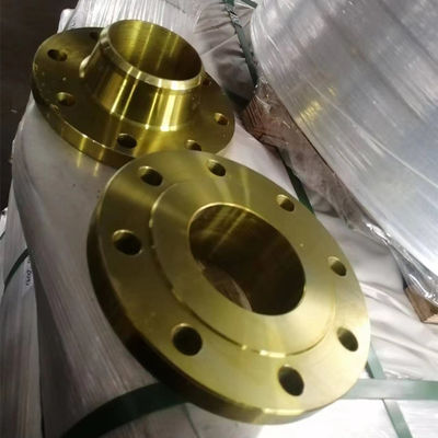 نقاشی زرد رنگ فلنج فورج شده فولاد کربنی Slip On Carbon PN16 CLASS150