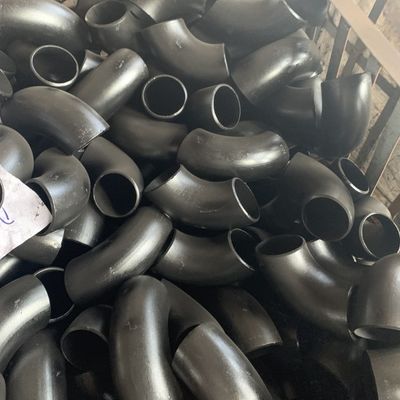 اتصالات لوله فولادی کربنی 5 اینچی ANSI ASME B16.9 زانو جوش لب به لب فولادی