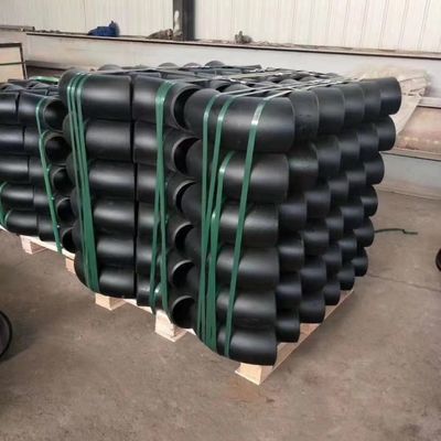اتصالات لوله فولادی کربنی 5 اینچی ANSI ASME B16.9 زانو جوش لب به لب فولادی